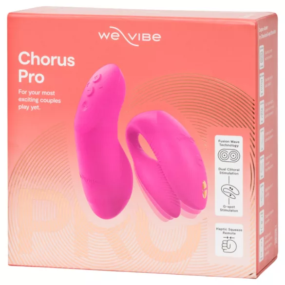 We-Vibe Chorus Pro - smarter Paarvibrator mit Fernbedienung (pink)