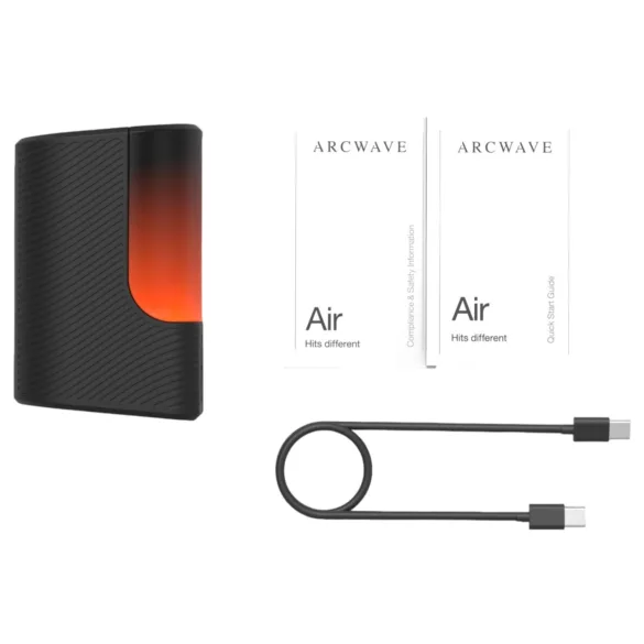 Arcwave Air - Masturbator mit Luftdruckwellen, dehnbar, akkubetrieben (schwarz)
