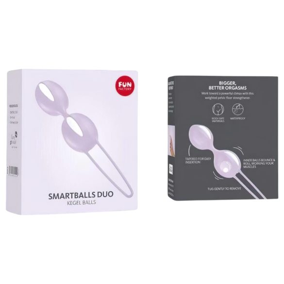 Fun Factory Smartballs Duo – Liebeskugeln mit Innenkugel (lila)