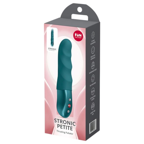 Fun Factory Stronic Petite - gerippter Vibrator (grün)