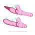 Magic Stick - Vibrator mit Wechselaufsätzen (Pink)