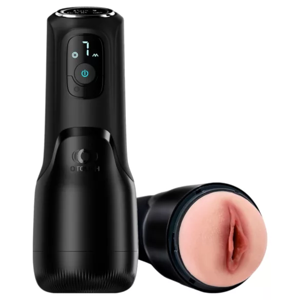 OTOUCH Airturn 4 - saugend-vibrierender automatischer Masturbator (schwarz)