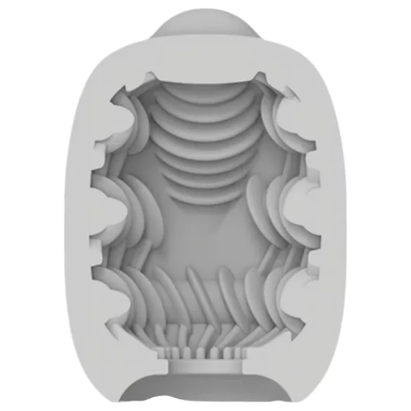 VIBEGGS Ribs Delight - Vibrator-Ei Masturbator (weiß)