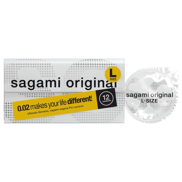 Sagami Original 0,02 L - Kondom - 58mm (12 Stück)