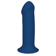 Hitsens 1 - Verformbarer, Penis-Dildo mit Saugnapf (blau)