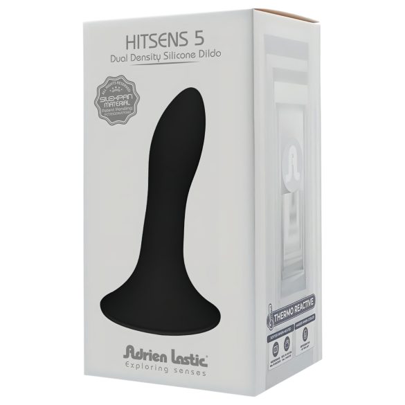 Adrien Lastic Hitsens 5 - Thermo Reaktiver Anal-Dildo (schwarz)