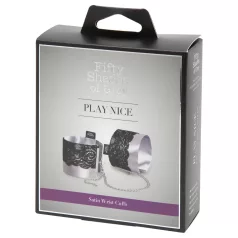 Fifty Shades of Grey Play Nice - Satin-Fesseln (Silber)