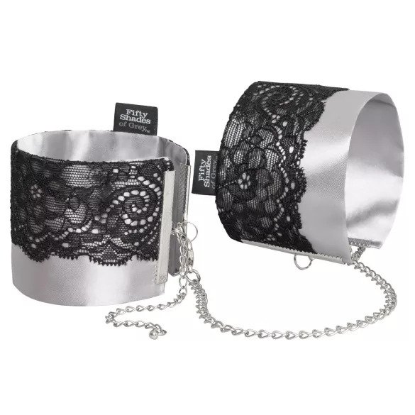 Fifty Shades of Grey Play Nice - Satin-Fesseln (Silber)