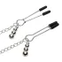 Fifty Shades of Grey Play Nice - Nippelklemmen mit Halsband (silber)