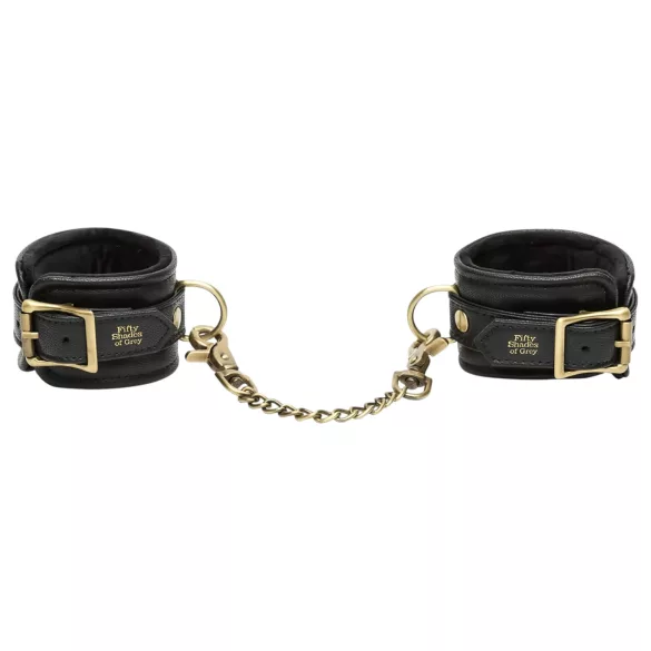 Fifty Shades of Grey Bound to You - erotisches Fußfessel-Set (schwarz)