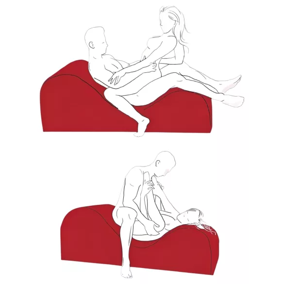 Liberator Esse Lounger - Vielseitiges Sexsofa (schwarz)