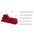 Liberator Esse Lounger - Vielseitiges Sexsofa (schwarz)