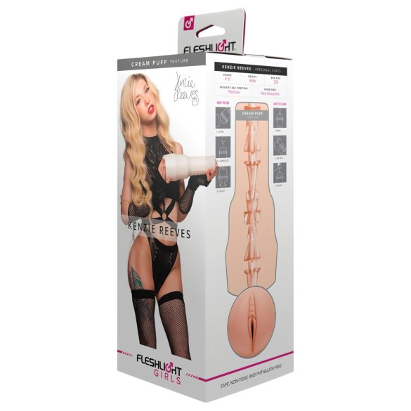Fleshlight Kenzie Reeves Creampuff - Lebensechter Natur-Genuss