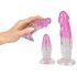 Crystal Clear - Anales Trainer Set - 3-teilig (transparent-pink)