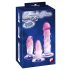 Crystal Clear - Anales Trainer Set - 3-teilig (transparent-pink)