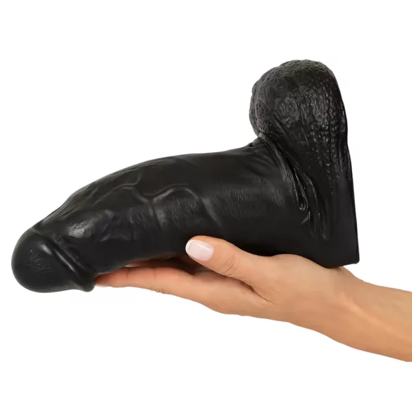 Realistixxx Real Giant - Riesiger Hoden-Dildo - 22 cm (schwarz)