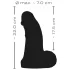 Realistixxx Real Giant - Riesiger Hoden-Dildo - 22 cm (schwarz)