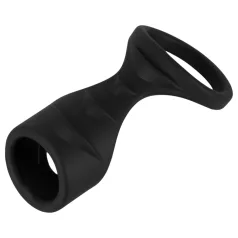 Erecto - 2in1 Penisring (schwarz)