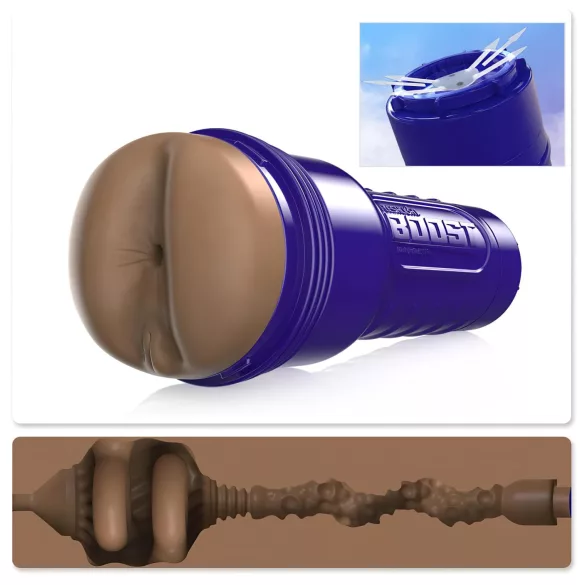 Fleshlight Boost Blast - realistische Anal-Masturbator (braun)