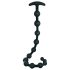 Black Velvet - Perlen-Analdildo (schwarz)