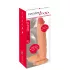 Realistixxx Real Giant - extra großer Dildo mit Hoden (naturfarben)