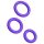 ROMP Remix Trio - Penisring-Set - 3er (Lila)