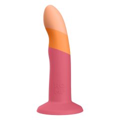 ROMP Dizi - Flexibler Silikondildo (Pink-Orange)