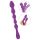 Flexibler Analdildo mit Kugeln - Violett