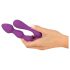 Flexibler Analdildo mit Kugeln - Violett