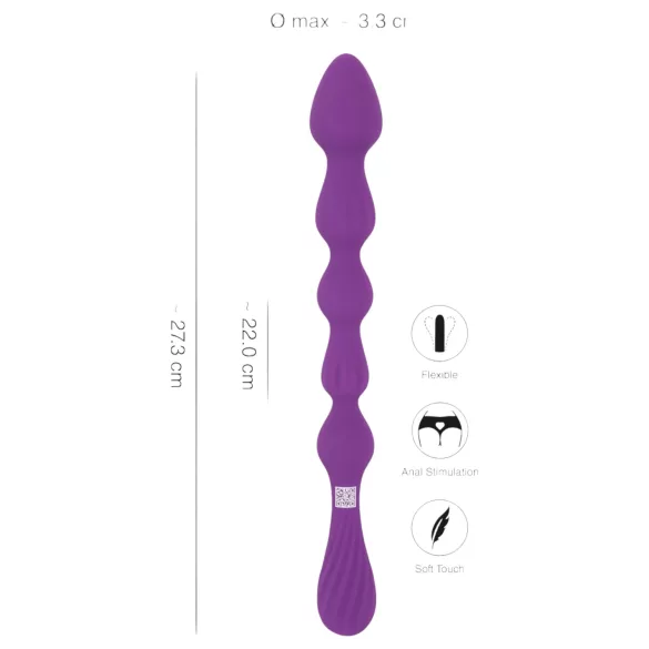 You2Toys - Kugelförmiger, flexibler Anal‑Dildo - (Violett)