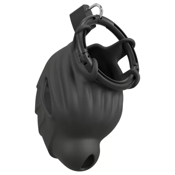 Black Velvet - Penis- & Hodenkäfig (schwarz)