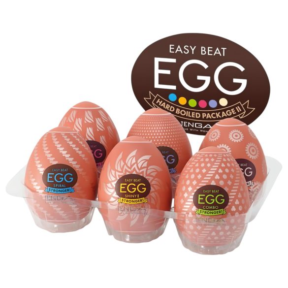 TENGA - Stärkeres Ei-Masturbator-Set - 6 Stück