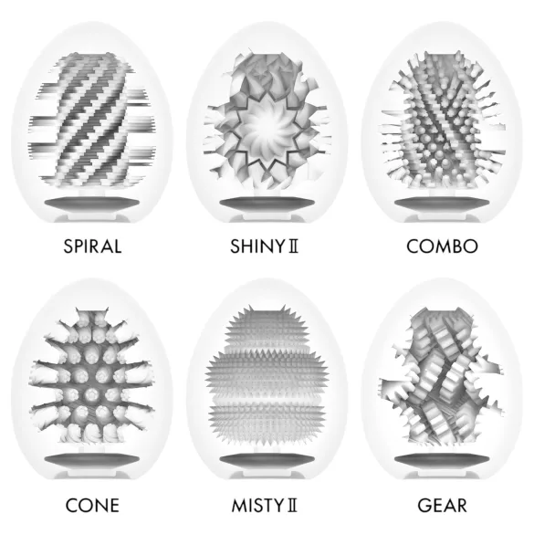TENGA - Stärkeres Eier-Masturbator-Set - 6 Stk.