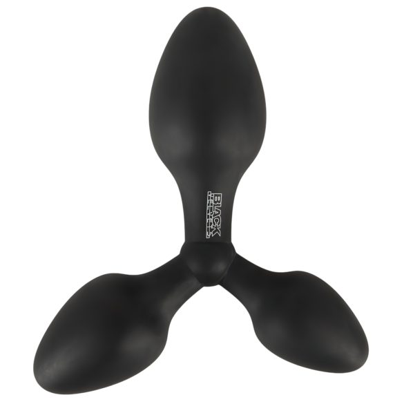 Black Velvet - Dreier Analplug (schwarz)