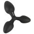 Black Velvet - Dreier Analplug (schwarz)