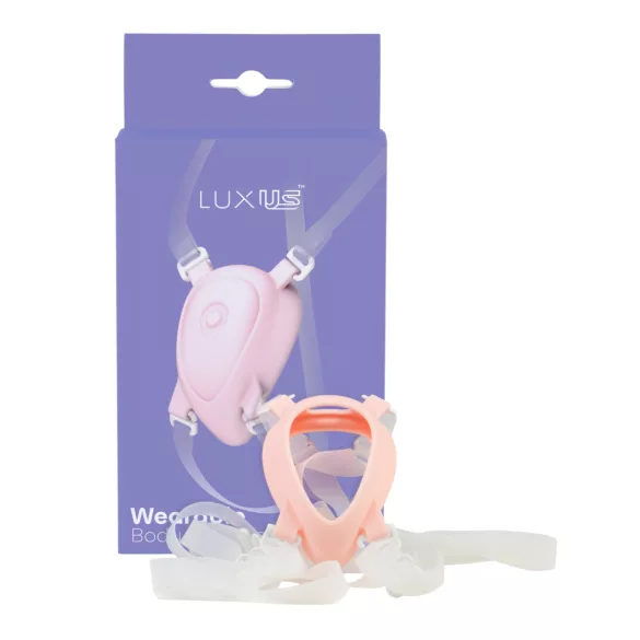 Luxus - Strap-On-Harness für Klitorisvibrator (weiß)