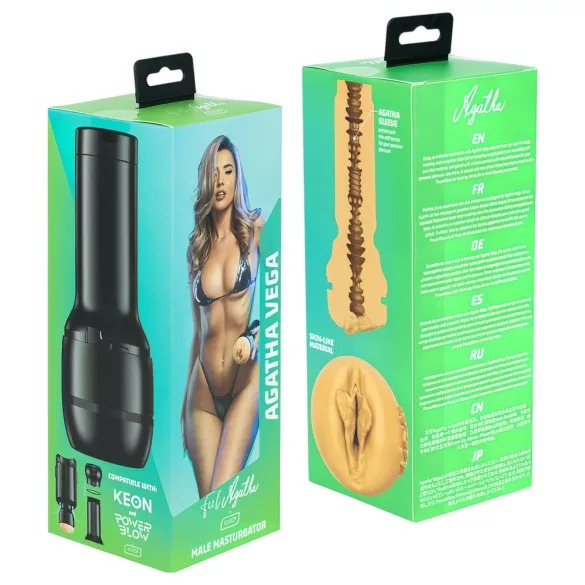 Kiiroo Agatha Vega - Masturbator - PowerBlow Kompatibel (natur)