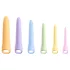 You2Toys Six in a Row 2.0 - 6-teiliges Silikon-Dildo- und Dilator-Set (bunt)