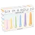 You2Toys Six in a Row 2.0 - 6-teiliges Silikon-Dildo- und Dilator-Set (bunt)