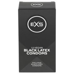 EXS Black - Schwarzes Latexkondom (12 Stk.)