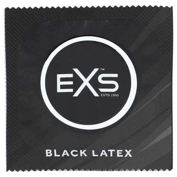 EXS Black - Schwarzes Latexkondom (12 Stk.)