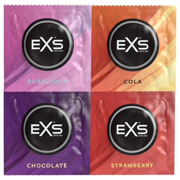 EXS Mix - Kondome - Verschiedene Geschmacksrichtungen (12 Stck)