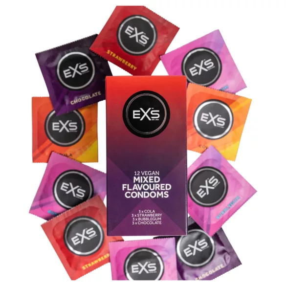 EXS Mixed - Kondome - gemischte Geschmacksrichtungen (12 Stk.)