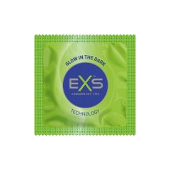 EXS Glow - veganes Glow-in-the-Dark-Kondom (3 Stück)