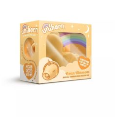   Unihorn Bean Blossom - akkubetriebener Einhorn-Klitorisstimulator (gelb)