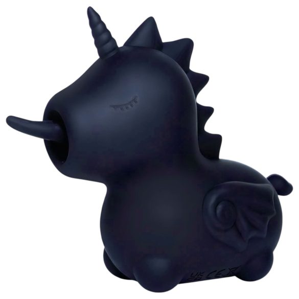 Unihorn Wild Spirit - Wiederaufladbarer Einhorn-Klitoralvibrator (Schwarz)