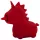Unihorn Blaze Diablo - Wiederaufladbarer Einhorn-Vibrationsstab (Rot)