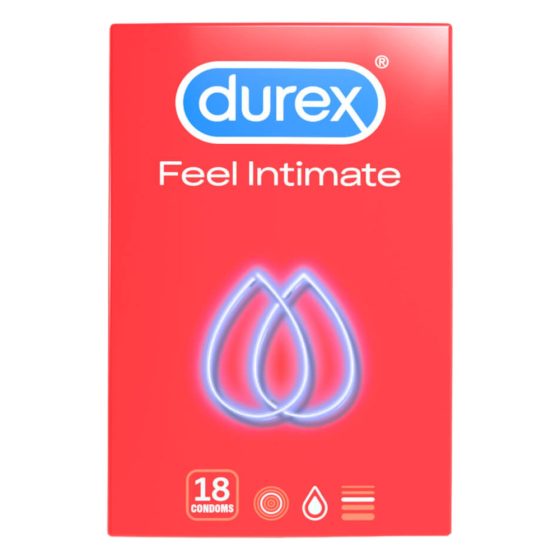 Durex Feel Intimate - dünnwandiges Kondom (18 Stück)