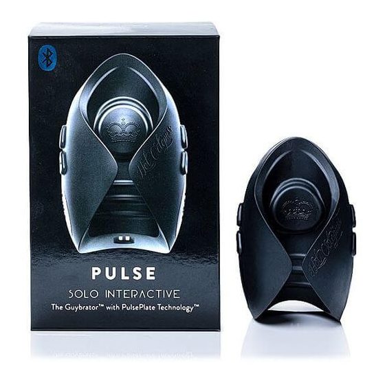 Pulse Solo Interactive - akkubetriebener, intelligenter Masturbator (schwarz)