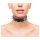 Rouge - Echte Lederhalsband mit Nieten (Schwarz)